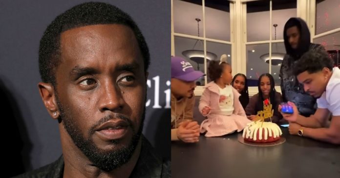 American rapper, Diddy and His Children Celebrate His 55th Birthday Via a Phone Call (VIDEO)